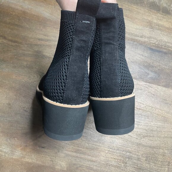 Eileen Fisher Black London Recycled Stretch Knit Bootie Womens Size 6 NEW NWT - Picture 7 of 9